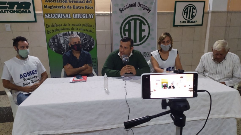Solidaridad intraSindical entre ATE, Agmer y Festram
