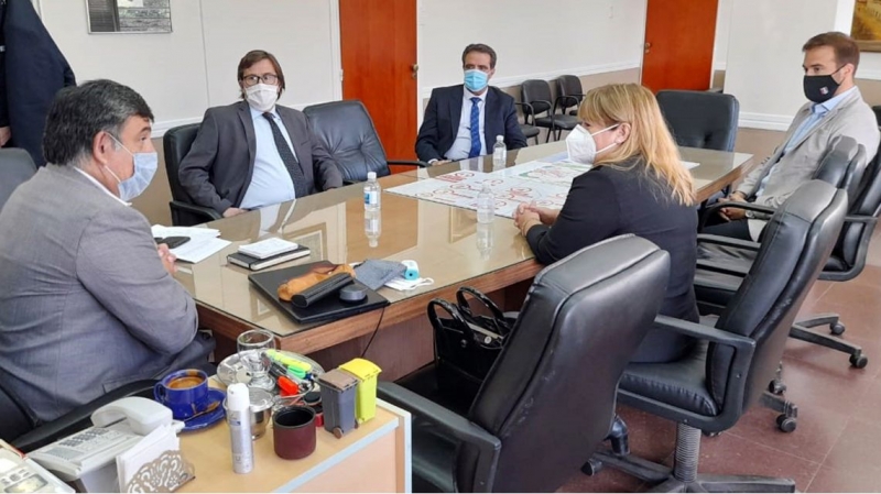 Oliva recibió a la cúpula de la justicia Federal en La Histórica