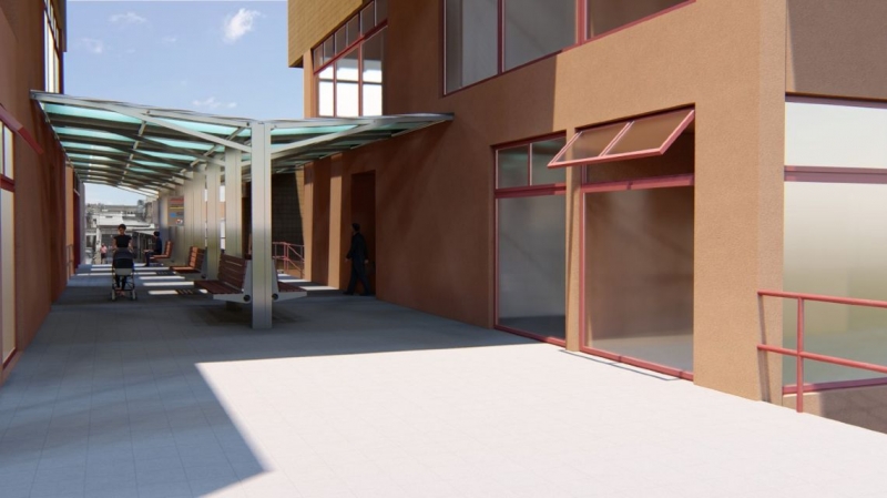 Una empresa presentó oferta para construir la galería techada en el área de Tránsito