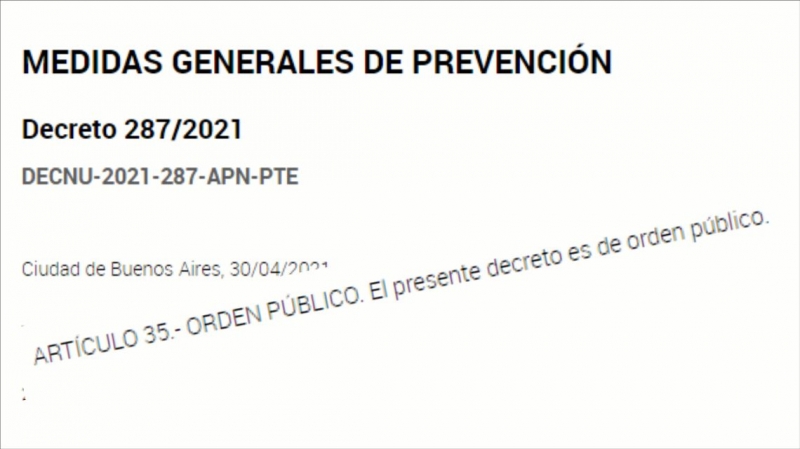 ¿Qué significa de “Orden Público”?