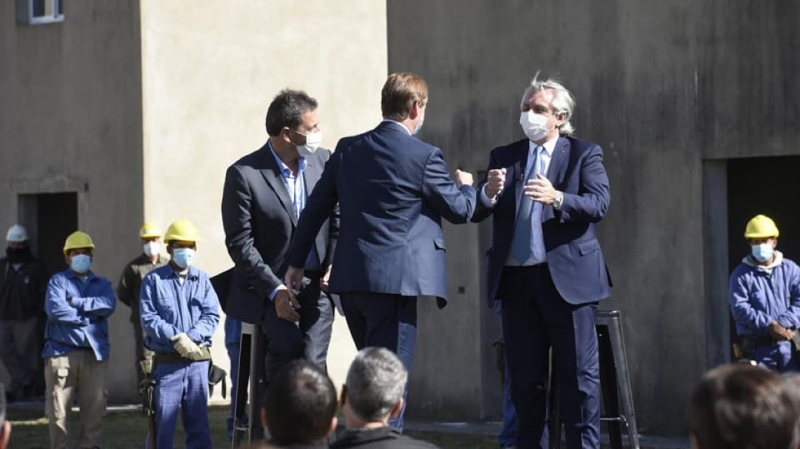 Bordet acompañó a Alberto y Cristina tras el fallo de la Corte