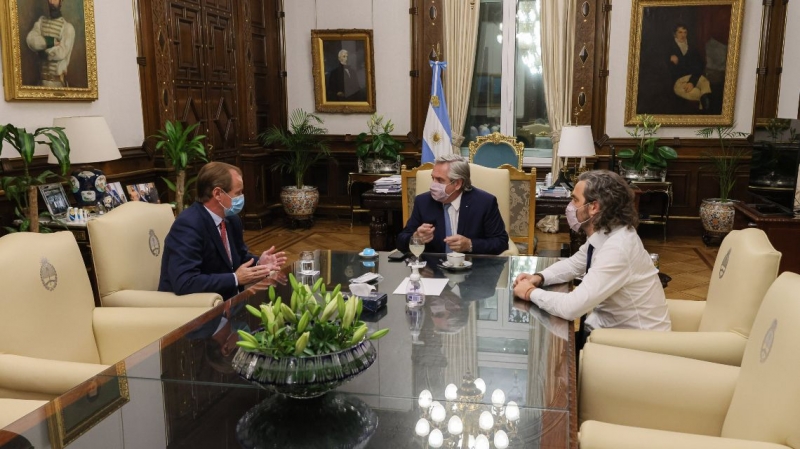 Alberto recibió a Bordet