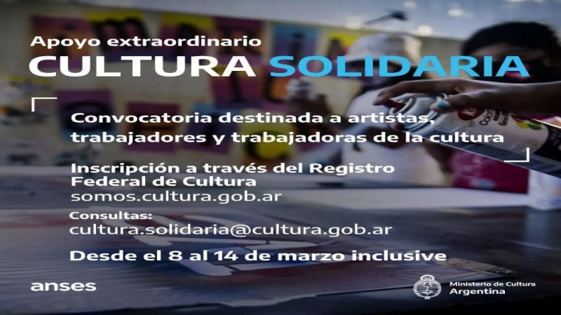 Aportes para la Cultura en el marco de la pandemia