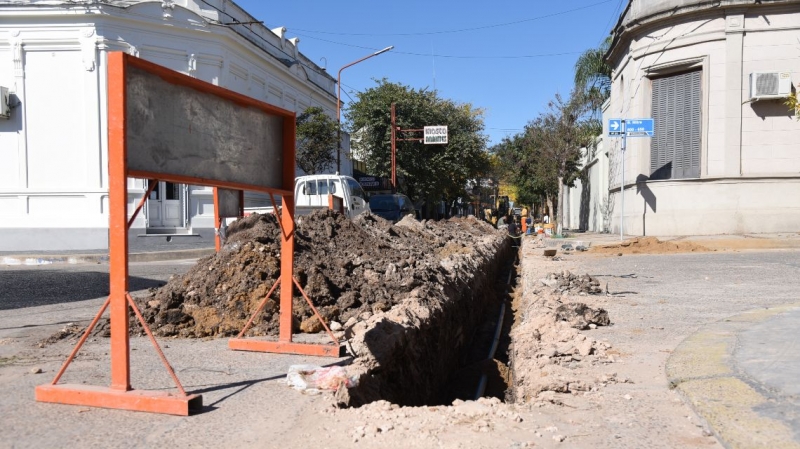 Continúa la primera etapa del reemplazo de viejas cañerías de agua