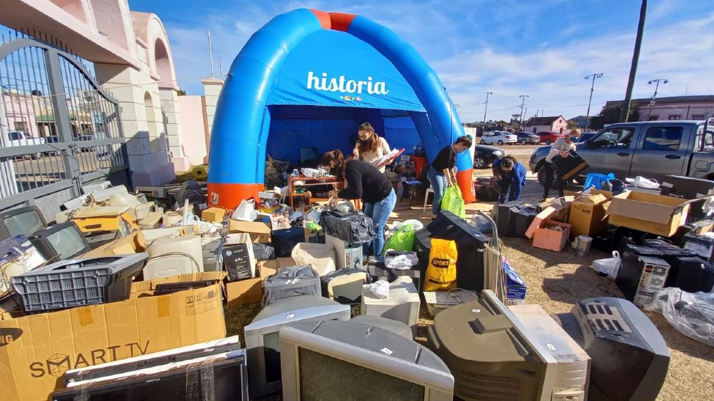 Se juntaron más de 500 kilos de pilas durante la campaña de residuos electrónicos