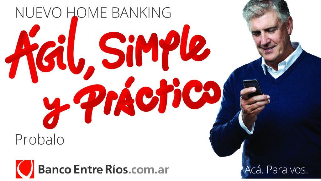 “Ágil, simple y práctico”: el Banco Entre Ríos presentó su nuevo Home Banking