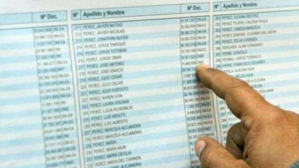 Entre Ríos tiene un padrón de 1.112.939 personas