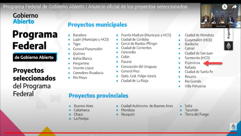 Nación aprobó el proyecto sobre transparencia de datos de Concepción del Uruguay