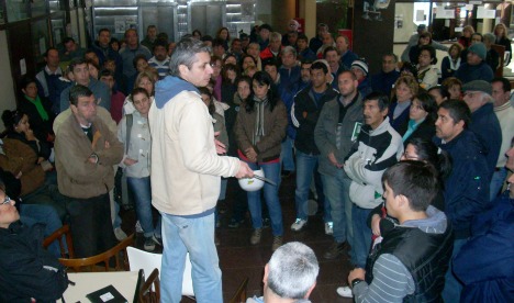 Los municipales decidieron un cuarto intermedio hasta el miércoles que viene