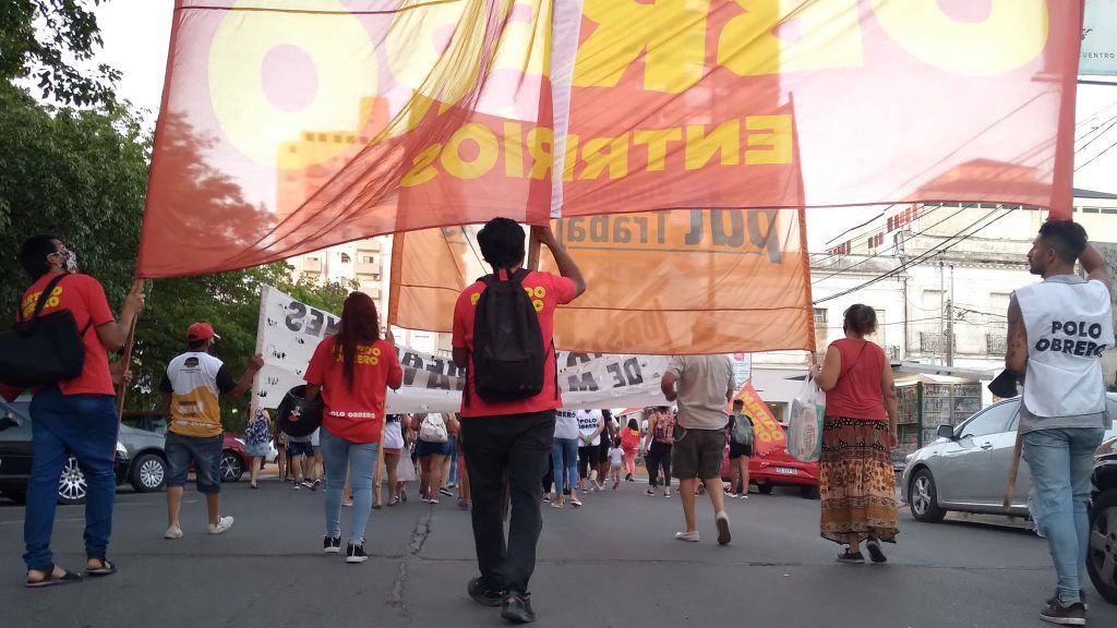 El Partido Obrero marchó contra el FMI: “Las estafas no se pagan”