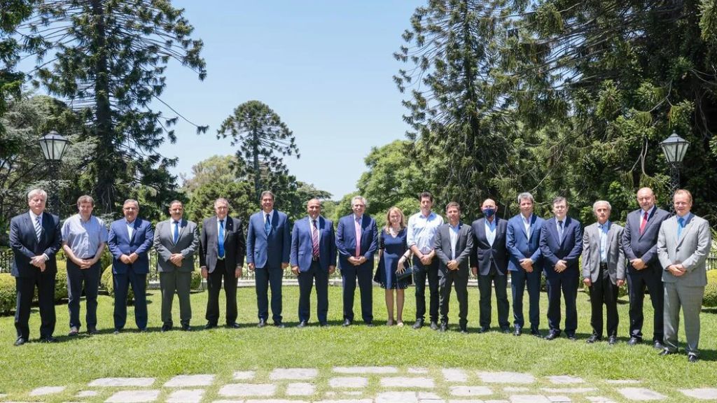 Alberto recibió a gobernadores del PJ