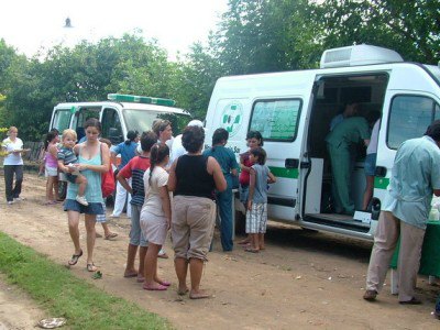 Operativo sanitario en el ex basural