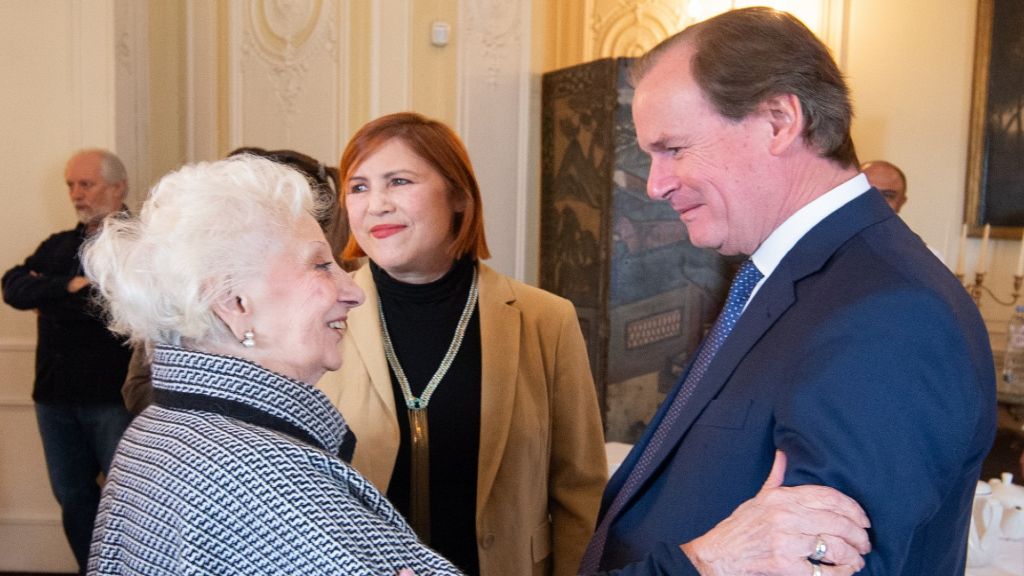 Bordet compartió con Estela Carlotto el homenaje a los veteranos de Malvinas