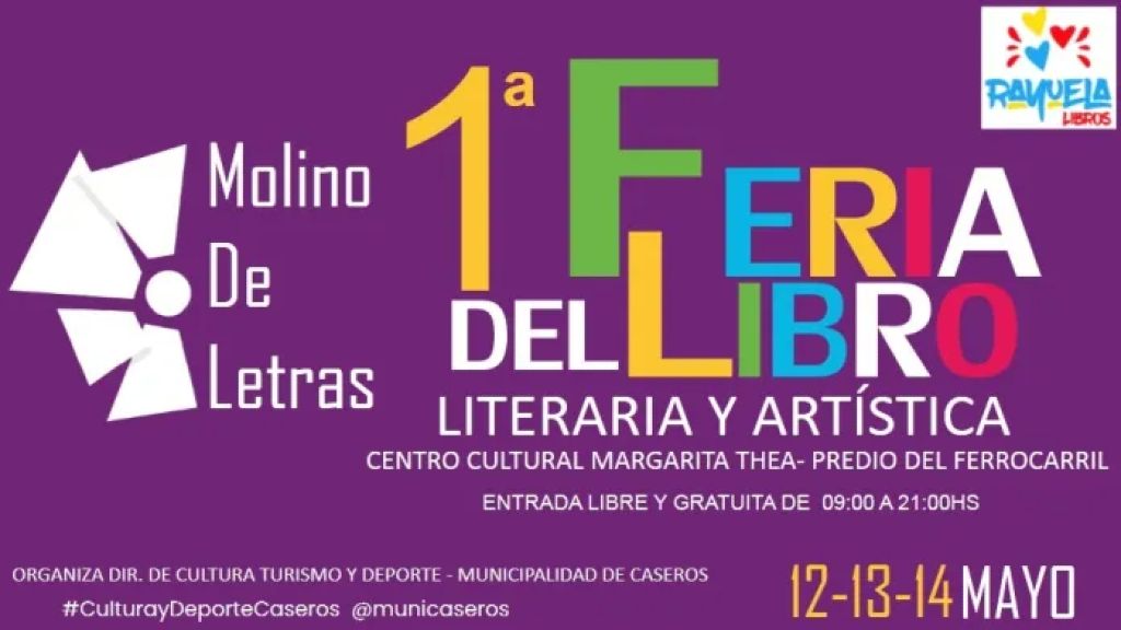 La feria del libro «Molino de letras» llega a Caseros