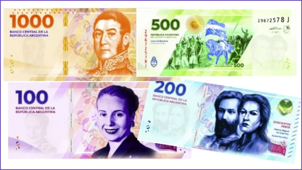 Alberto presentó los que serán los nuevos billetes