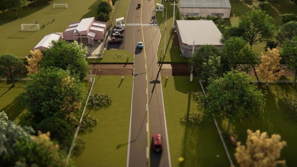 Ruta 23: pavimentación de los tramos Pronunciamiento, 1° de Mayo y Villa Elisa