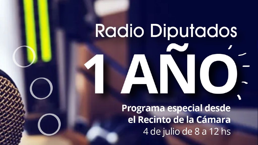 Diputados festeja el primer año de la Radio y lanza la Televisión