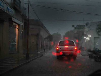 Por el temporal cinco familias fueron evacuadas