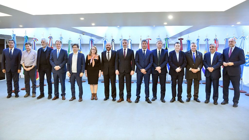 Bordet de reunión con gobernadores del PJ y almuerzo con Alberto