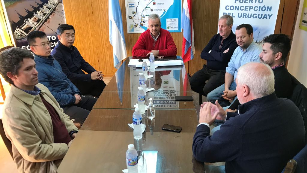 Empresa china interesada en exportar desde el Puerto uruguayense