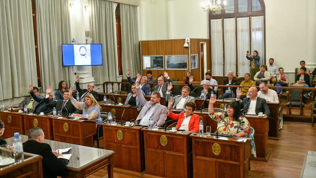 Sesión en el Senado