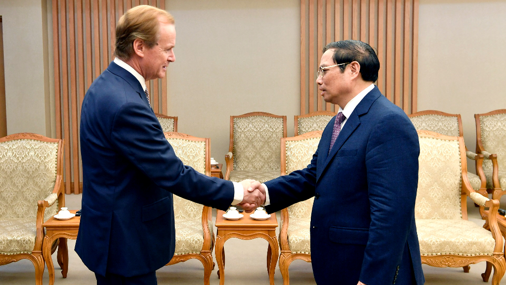 Bordet con el Primer Ministro de Vietnam