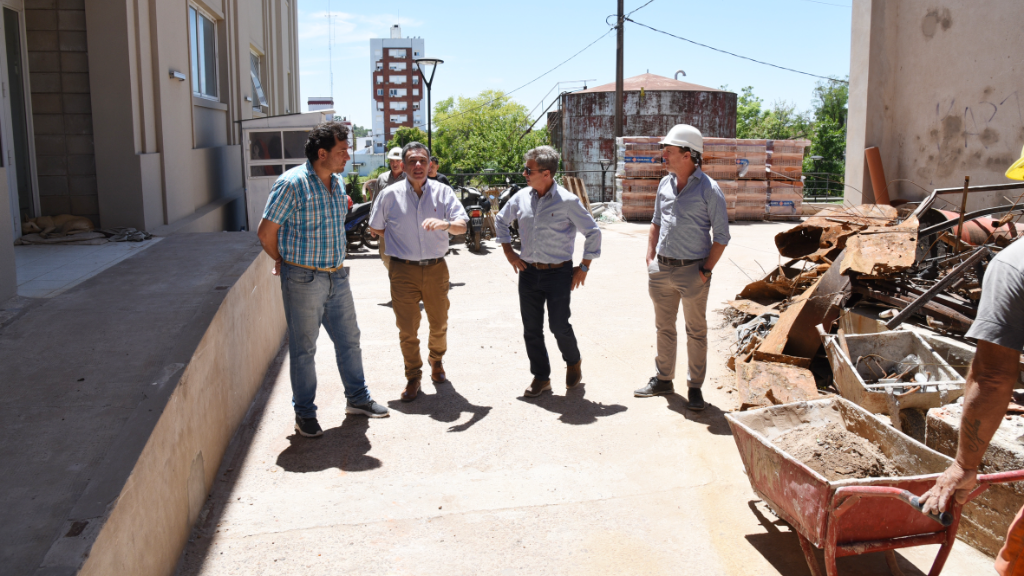 El Centro Cultural de la ex central Caseros lleva un 92% de avance