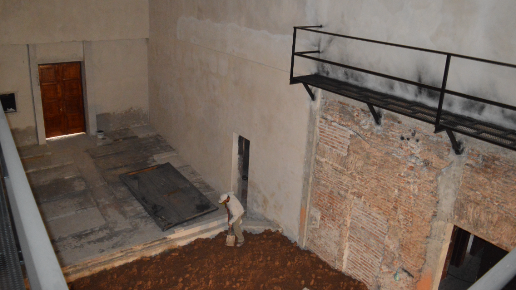 Continúan las obras de reparación edilicia de Casa de la Cultura