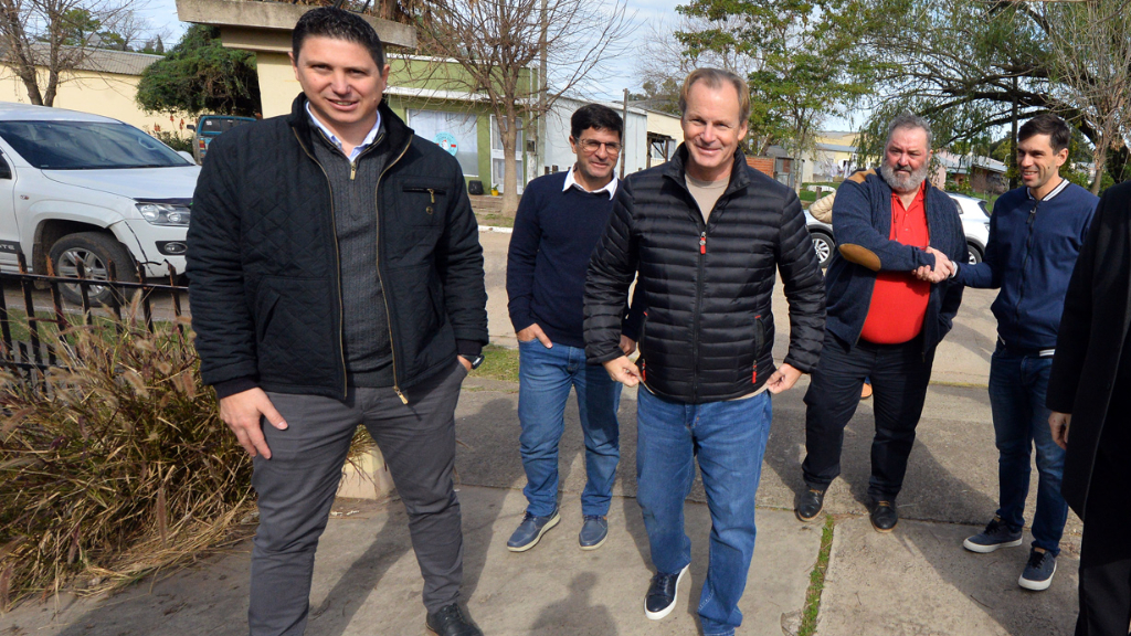 Bordet inauguró una cancha juvenil en el el Depro