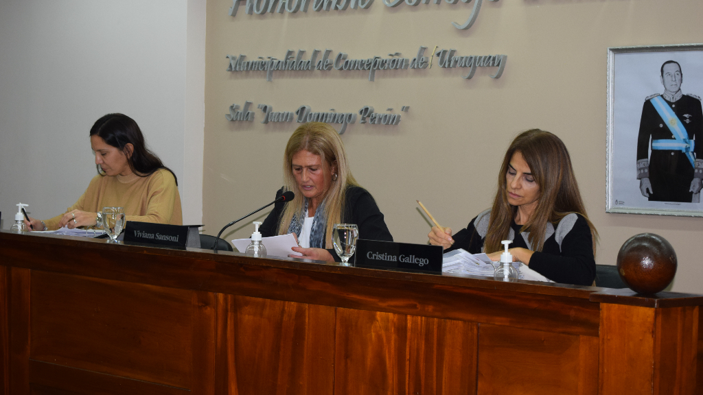 Sesión del Concejo Deliberante uruguayense