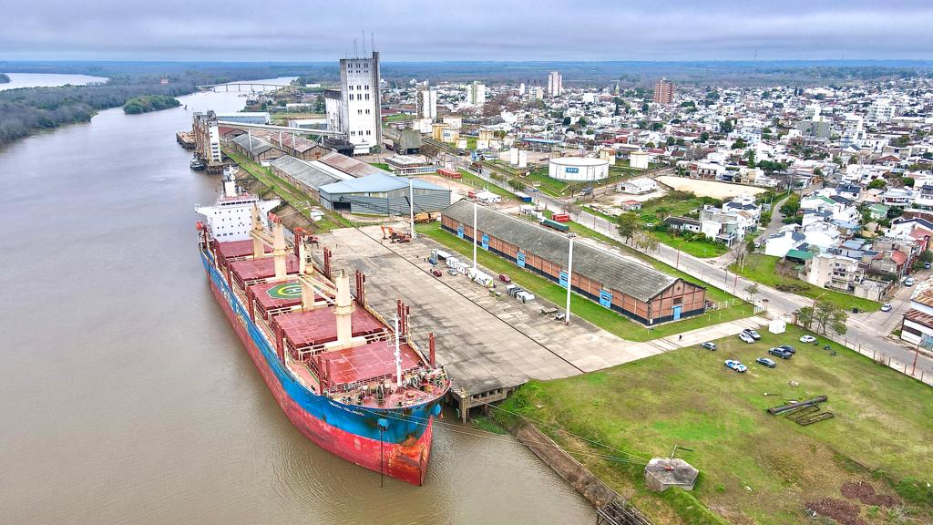 Comenzó otra exportación desde el puerto de Concepción del Uruguay