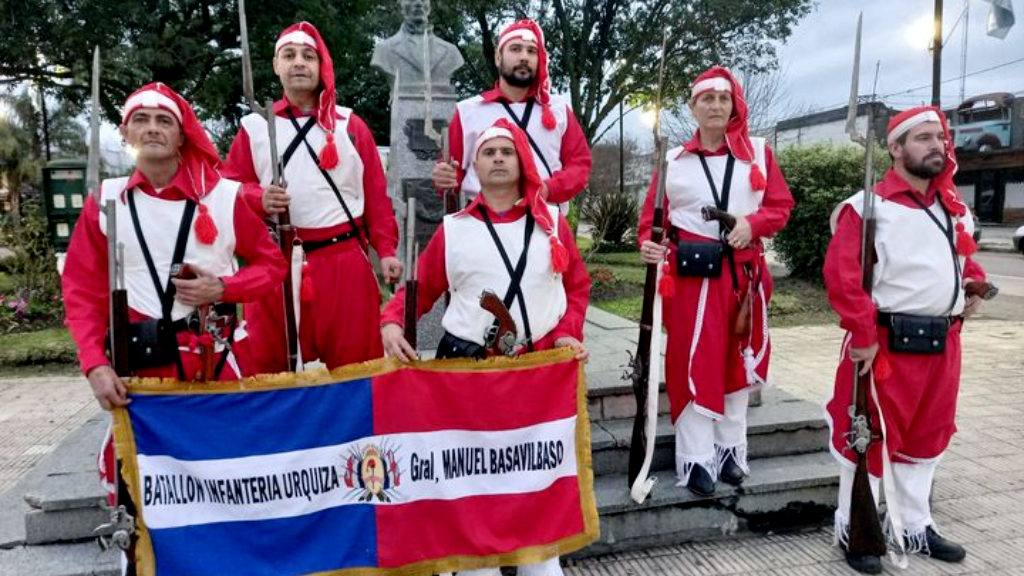 Se presentó oficialmente el “Batallón Infantería Urquiza, Gral. Manuel Basavilbaso”