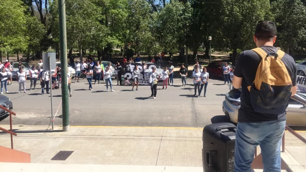 El PO marchó en contra de la criminalización de la protesta