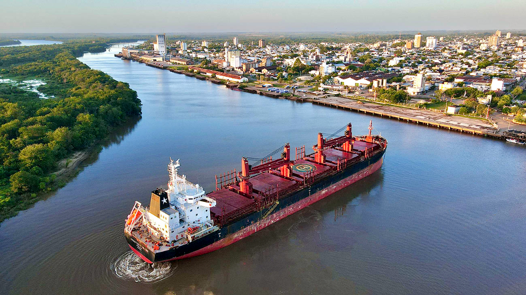 El puerto de Concepción del Uruguay sostiene su ritmo exportador