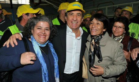 Urribarri en la reinaguración de la sede gremial de la Uocra en Paraná | Imagen: ministerio de Comunicación