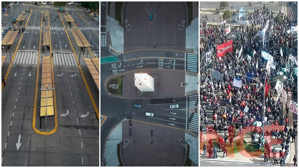 La CGT paró ante el ajuste de Milei