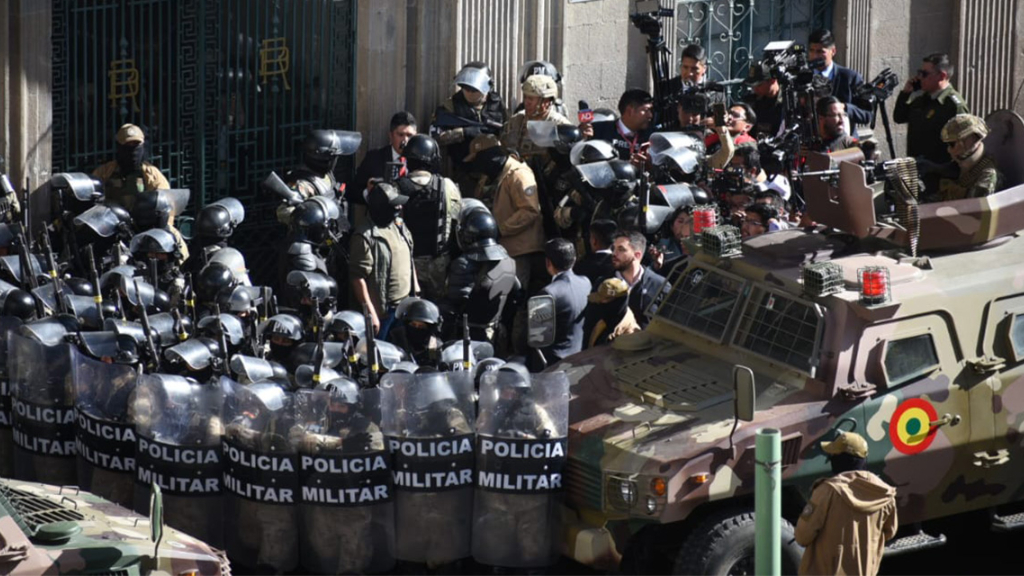 Bolivia sufre un intento de Golpe de Estado