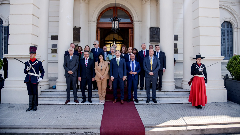 Frigerio recibió a embajadores de la Unión Europea