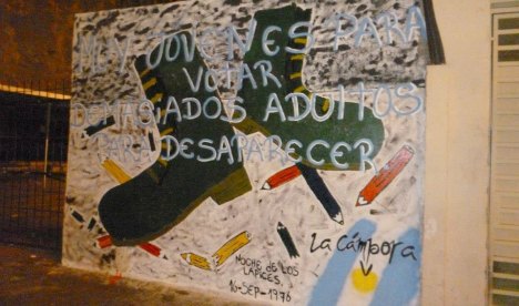 La Cámpora salió a bancar el voto joven recordando