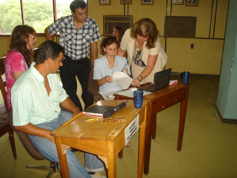 La Presidenta del Concejo con los miembros del FEF