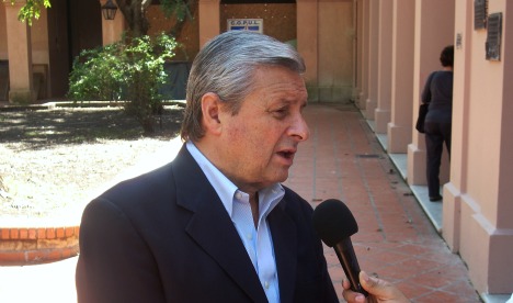 Colegio: Lauritto recorrió las instalaciones e indicó que avanzan las gestiones por las netbooks