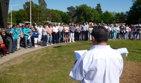 Acto en recuerdo a Néstor Kirchner en Concepción del Uruguay, Entre Ríos | Imagen: Valodia Nichajew