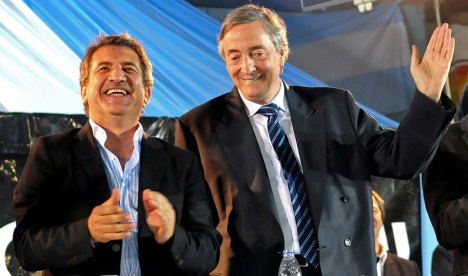 Sergio Urribarri y Néstor Kirchner | Imagen: Urribarri