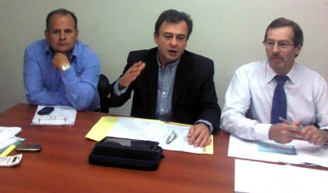 Bisogni recibió al ministro de Economía por el Presupuesto 2013