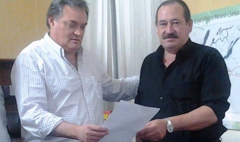 Juan Javier García y Ricardo Argüello | Imagen: ministerio de Cultura y Comunicación