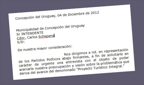 La multioposición le pidió audiciencia a Schepens por el Mercado