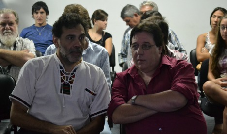 César Román y Roque Minatta, querellantes en el juicio | Imagen: Babel, Clara Chauvin