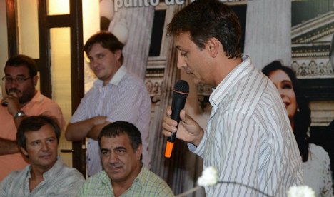 Lara, tras romper con Busti, participa de los actos oficiales del PJ