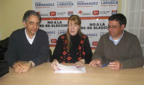 Pancho Larocca recibió el apoyo de Stolbizer: 