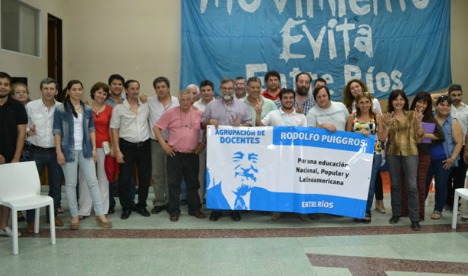 Docentes: Se lanzó una nueva rama sindical, la Corriente Rodolfo Puiggrós